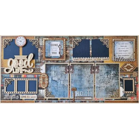 Scrap Collections Windows of Time Paper Kits - The Good Life