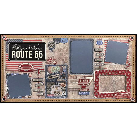 Scrap Collections Paper Kits- Route 66