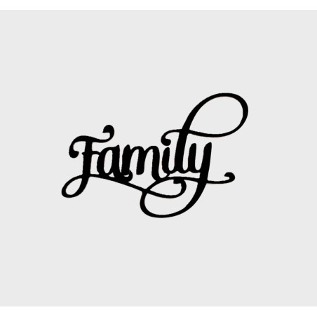 Scrap Collections Chipboard - Family