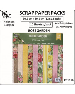 W&M 12X12 Paper Pack - Rose...