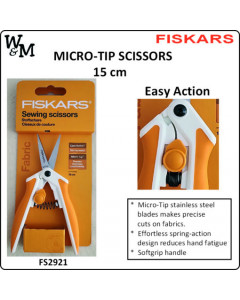 FISKARS Micro Tip Scissor 15cm