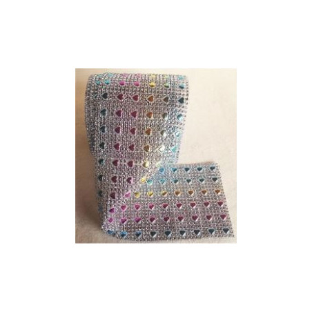 Metal Lace Heart 0.5m