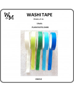 Washi Tape PLAIN PASTEL...