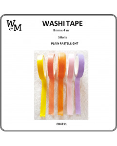 Washi Tape PLAIN PASTEL...