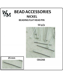 BEADING FLAT HEAD PIN 25mm...