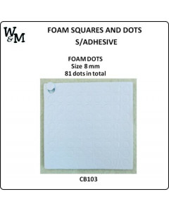 FOAM DOTS S/Adhesive 8mm x 81