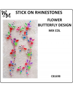 R/Stones Stick-on FLOWER &...