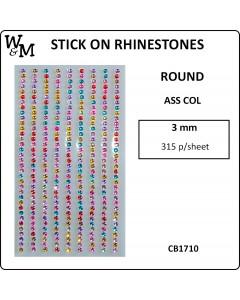 W&M Stick-On Rhinestones...