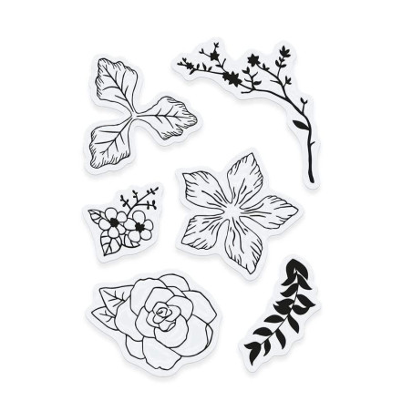 Tonic Studi Clear Stamp - Magnificent Magnolia