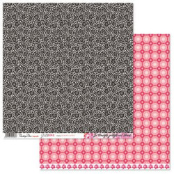 Penelope Dee Gelato Love 12 x 12 Scrapbook Paper - Lots of Love
