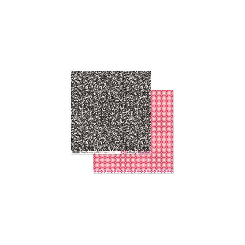 Penelope Dee Gelato Love 12 x 12 Scrapbook Paper - Lots of Love