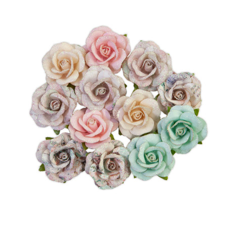 Prima Marketing Mulberry Paper Flowers - Sugar Cookie