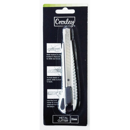 Croxley 135mm Metal Cutter/Cutting Knife