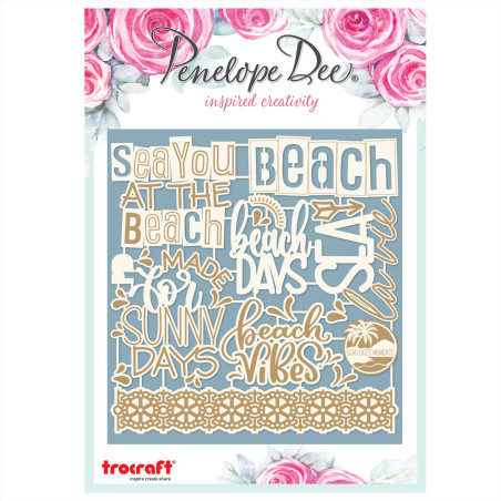 Penelope Dee Sea la Vie Chipboard Word Sentiment
