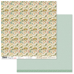 Penelope Dee Sea la Vie 12 x 12 Scrapbook Paper - Sea Breeze