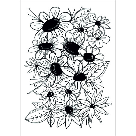 Funky Fossil Clear Stamp - Blooming