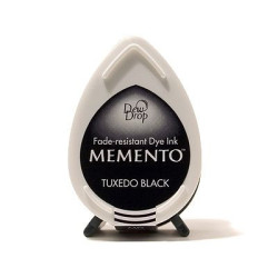 Tsukineko Memento Dewdrop Ink Pad - Tuxedo Black