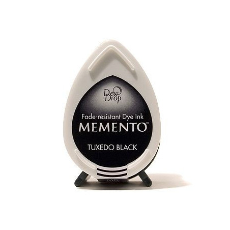 Tsukineko Memento Dewdrop Ink Pad - Tuxedo Black