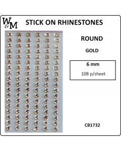 W&M Stick on Rhinestones -...