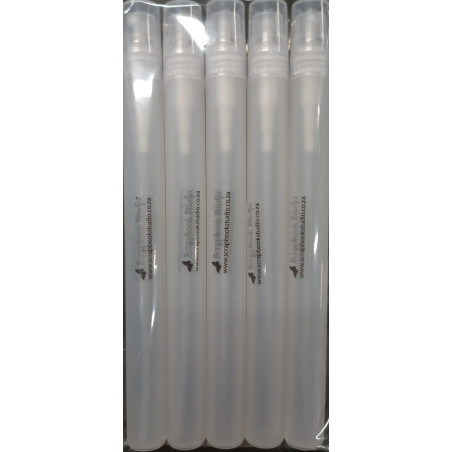 Scrapbook Studio Empty Plastic Refillable Mister Bottles 30ml Set 5pcs