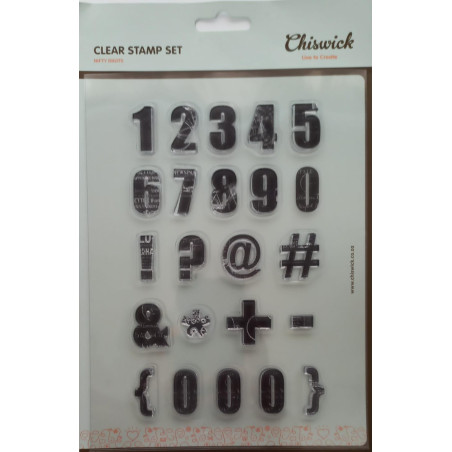 Chiswick Clear Stamp - Nifty Digits
