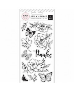 Pink Paislee Clear Stamp -...