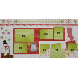 Scrapbook Studio Lady Pattern Paper Kits - Christmas