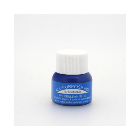 Tsukineko All Purpose Ink - Cerulean Blue