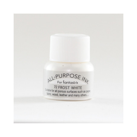 Tsukineko All Purpose Ink - Frost White (15ml)