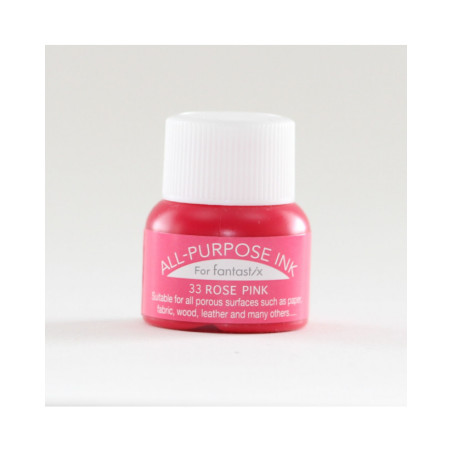 Tsukineko All Purpose Ink - Rose Pink