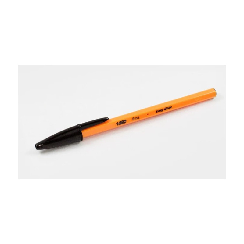 BiC Classic Orange Fine Ballpoint Pen - Black