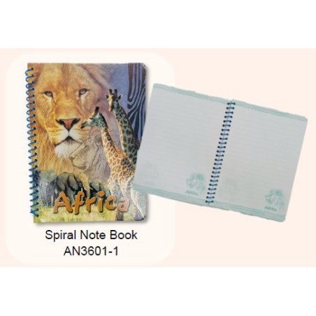 Upikit Spiral Notebook - Africa