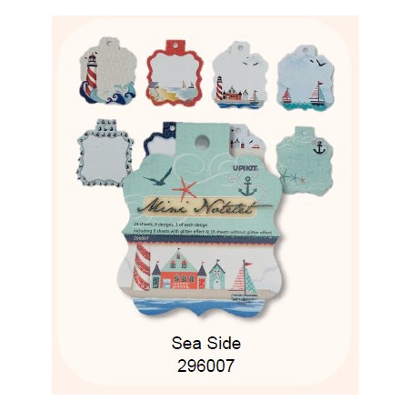 Upikit Mini Notelet - Seaside