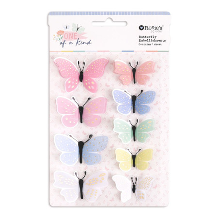 Rosie's Studio Butterflies - One of a Kind Embellishments