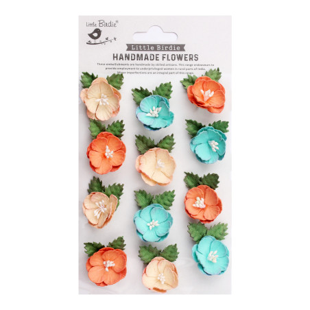 Little Birdie Handmade Flowers Avalon - Sun & Rain 12pcs