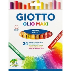 Giotto - Oil Maxi Pastels 24 piece