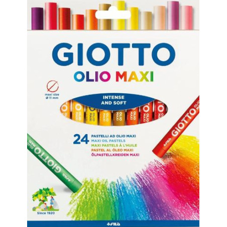 Giotto Olio Maxi Pastels 24 piece