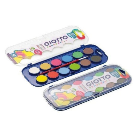 Giotto Acquerelli Watercolour Blocks 12 piece