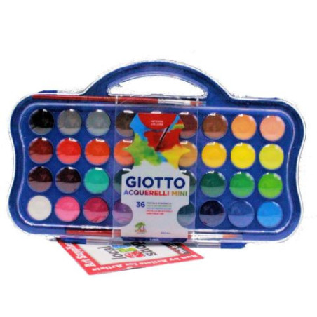 Giotto Acquerelli Watercolour Blocks 36 piece