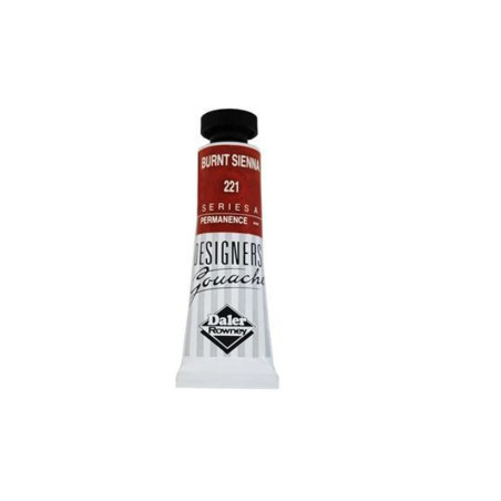 Daler Rowney Designers Gouache 15ml - Burnt Sienna 221