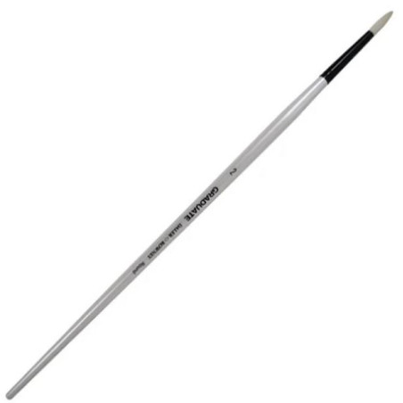 Daler-Rowney Long Handle Bristle Round Graduate Brush- 2