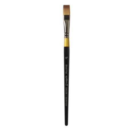 Daler-Rowney System3 Short Handled Flat Brush 1/2"