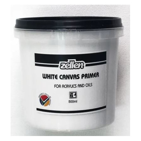 Zellen White Canvas Primer 500ml