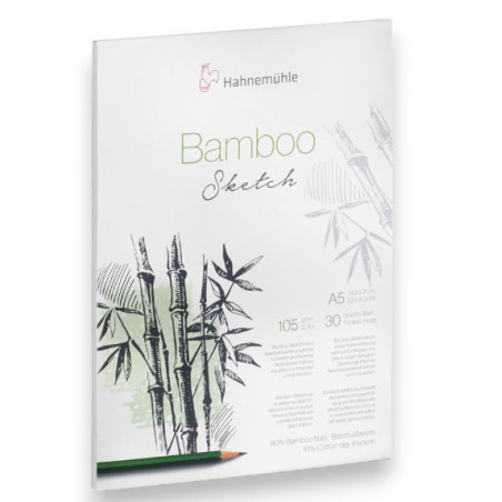 Hahnemühle Bamboo Sketch Pad 105gsm, 30 sheets (Natural Line) -A5