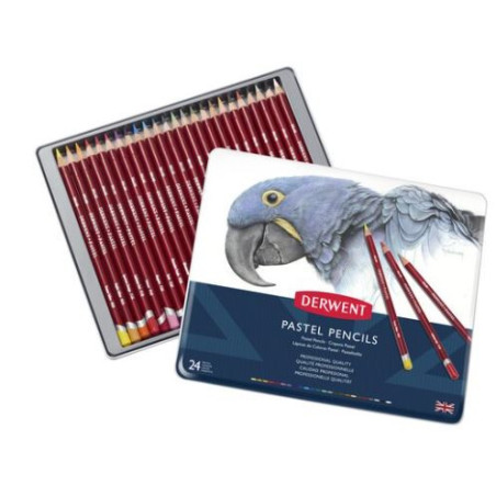 Derwent Pastel 24 Pencils Tin