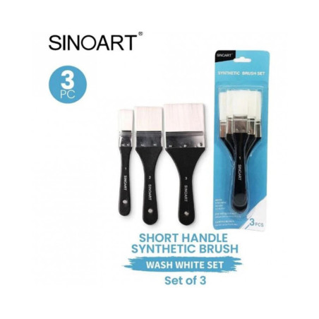 Synthetic Brush Set 3 pcs 1 2 3