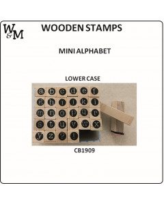 Stamp Wooden MINI ALPHABET...