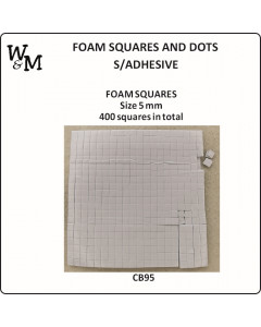 FOAM SQUARES S/Adhesive 5mm...