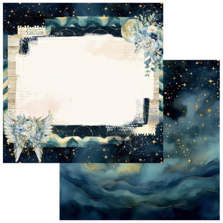 49 and Market Starlight Dreams 12 x 12 Scrapbook Paper- Enchanting