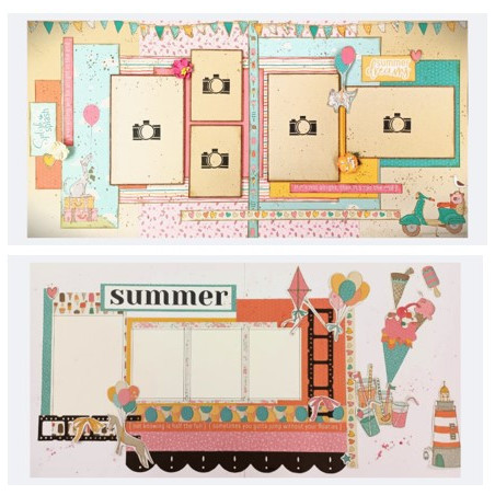 Scrapbook Studio Paper Kits - Sweet Summer